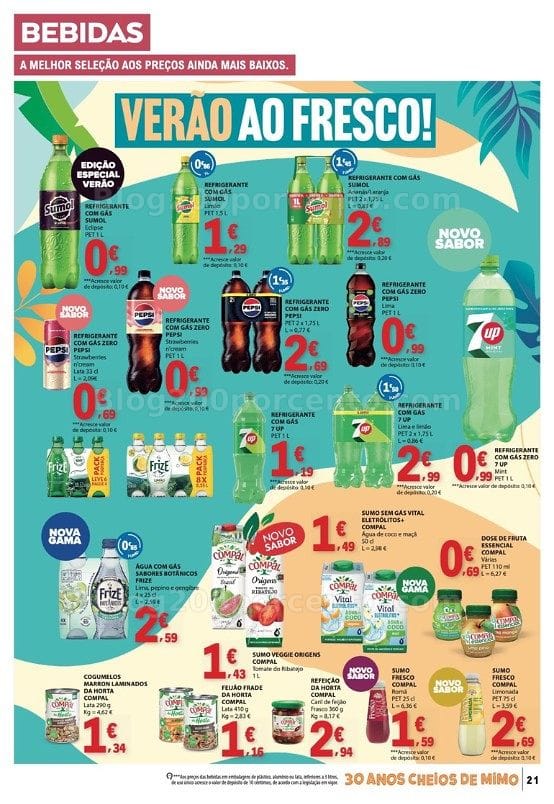Antevisão Folheto E-LECLERC Promoções de 23 a 29 julho